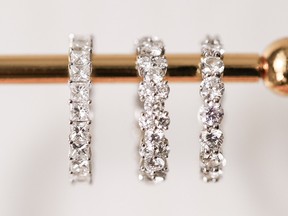 Diamond rings from Minichiello Jewellers.