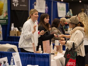 A candid moment reflecting the spirit of exploration and wellness education at The Wellness Show 2023.