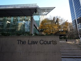 The Law Courts building, which is home to B.C. Supreme Court and the Court of Appeal, is seen in Vancouver.