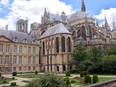 Reims' massive cathedral