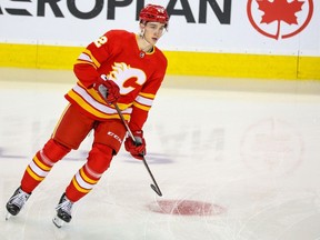 Samuel Honzek, who is Vancouver’s team captain as well, is a signed Calgary Flames’ prospect.
