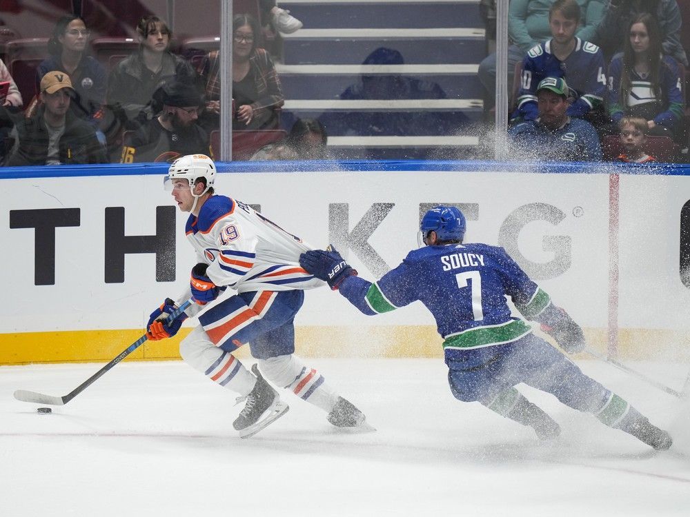 Canucks: Injured Defenceman Carson Soucy Is Back Skating | Vancouver Sun