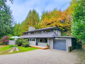 This West Vancouver residence was listed for $2,888,888 and sold for $2,800,000.