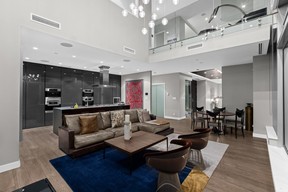 Suite features stunning interior design details and high-end finishes.