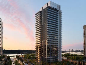 Encore is the second of the 16 towers of the total 20 residential buildings that will comprise the master-planned community of Fraser Mills. The 32-storey tower features 306 homes.
