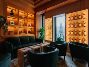 Twelve different vintages of Macallan are on pour in the fireside lounge at the Four Seasons Resort and Residences Whistler, while books have been selected to reflect tradition, knowledge and the arts. The event runs until March 31.