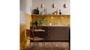 Zellige-style, Moroccan-inspired tiles, especially in the smaller square format, are a modern way to introduce texture and colour for backsplashes.