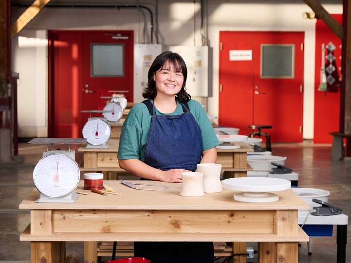  Alice Gibson of Penticton has been potting for three years. A recent graduate from a ceramics program at Selkirk College’s Kootenay Studio Arts joins nine other amateur potters on the new CBC competition show the Great Canadian Pottery Throw Down.