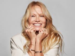 Pamela Anderson stars in a recent campaign for Pandora Lab-Grown Diamonds.