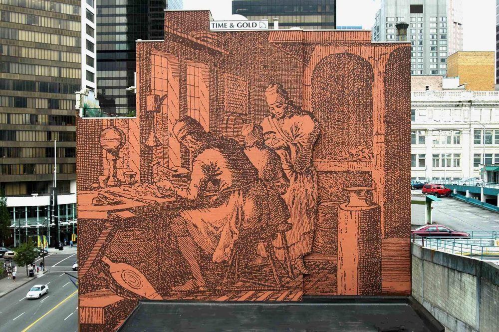 Beloved downtown Vancouver mural of gold workers is no more