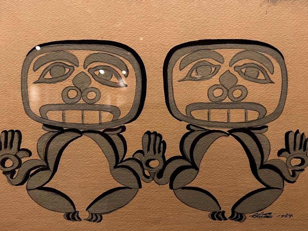 著名的Nuu-chah-nulth艺术家George Clutesi在比尔·瑞德画廊举办个人职业回顾展