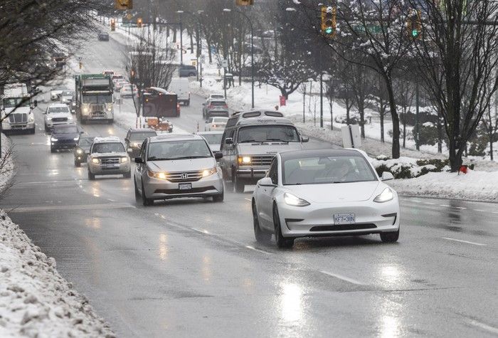 交通警告：温哥华地铁区的司机们被警告要准备迎接雪天