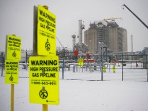 File photo: Fortis BC LNG expansion site in Delta, BC Friday, February 3, 2017.