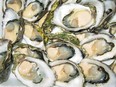 The prime oyster-eating months in the Pacific Northwest is December through March, when oysters do not spawn and are plump, crisp and briny.