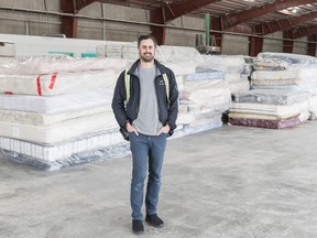 Mattress Recycling owner and CEO Fabio Scaldaferri.