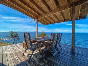 This West Trail Island residence was listed for $2,999,900 and sold for $2,825,000.