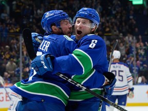 Brock Boeser and J.T. Miller have always had good chemistry. On Saturday, Boeser struck for his 13th power-play goal, which ranks 13th overall.