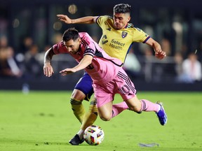 Lionel Messi led Inter Miami past Pablo Ruiz and Real Salt Lake in the MLS curtain raiser on Wednesday at Chase Stadium in Fort Lauderdale, Fla. The Herons won 2-0.