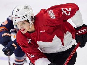 Tyler Thorpe is an 18-year-old winger from Richmond who’s Vancouver’s leader in goals (23) this season. He's slated to have surgery later this week to repair a gash on his wrist.