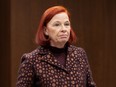 CBC President and Chief Executive Officer Catherine Tait waits to appear at the Heritage Committee, in Ottawa, Tuesday, Jan. 30, 2024.