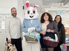 Employees celebrating Easter together with social activities at Concert Properties. SUPPLIED