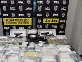 Drugs seized during investigation by ALERT into Kelowna drug trafficking group