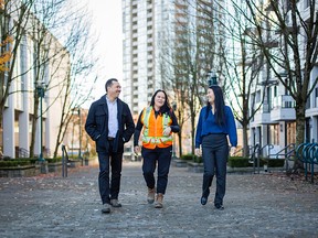 The City of Coquitlam encourages employees to reimagine their work routines for their well-being with walking meetings and fitness sessions. SUPPLIED