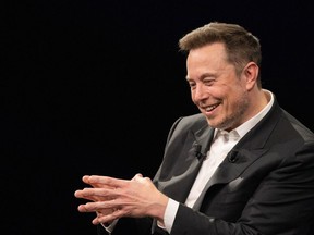 Elon Musk, billionaire and chief executive officer of Tesla, at the Viva Tech fair in Paris, France, on Friday, June 16, 2023.