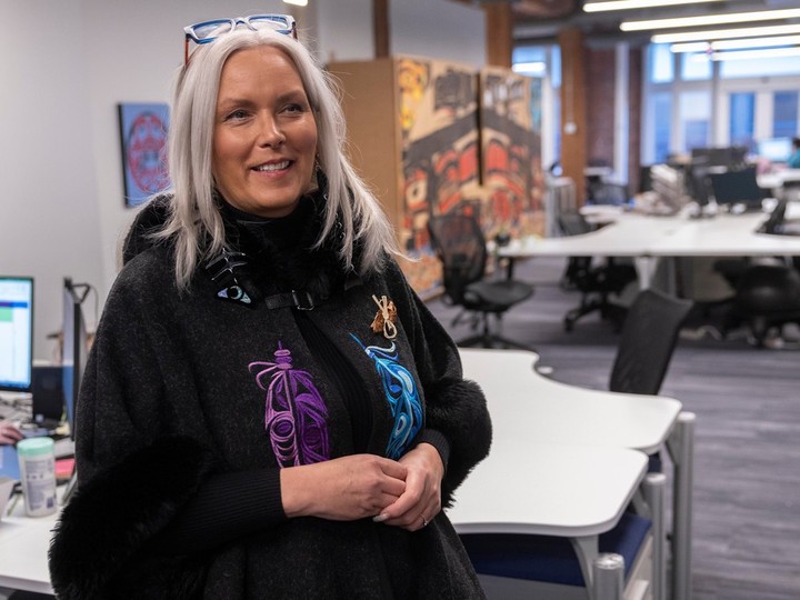  B.C. Indigenous Housing Society CEO Brenda Knights in the non-profit group’s new office in Vancouver.
