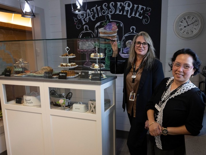  Czorny Alzheimer Centre supervisor Kerry Netherton, left, and manager gay Pottie at the centre’s bakery, called Marilyn’s Bakery.