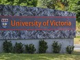 University of Victoria sign