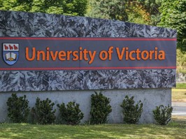 University of Victoria sign