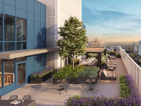 Homebuyers at StreetSide Developments’ Juno project will have access to a rooftop terrace designed to accommodate picnics at a harvest table, sundowner soirees and cocktail parties.