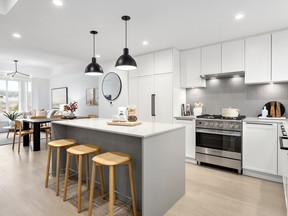 The High Street Rowhomes by Century Group offer a modern take on traditional design in Tsawwassen's Southlands development.
