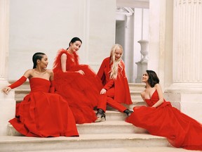 From left: Yara Shahidi, Dilraba Dilmurat, Anya Taylor-Joy and Rachel Zegler star in the new campaign for Rouge Dior.