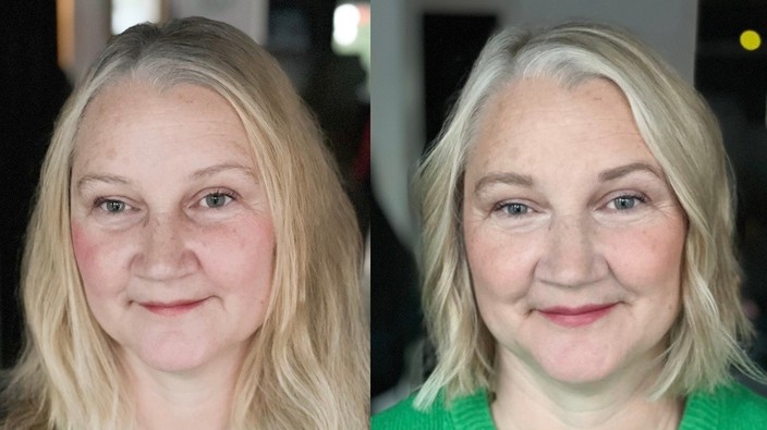 Makeover: Blending as a way to embrace grey hair