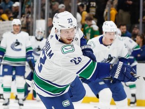 Canucks winger Elias Lindholm hasn't found his game with just six points (4-2) in 15 outings since arriving in a Jan. 31 trade.