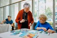A popular resident-led art class engages residents interesting in honing existing skills or finding new artistic passions. SUPPLIED