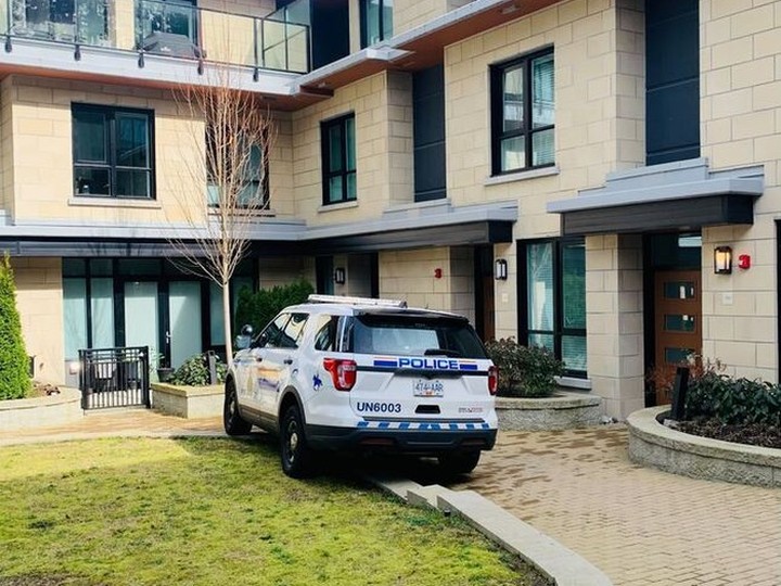  A woman has been killed on the UBC endowment lands. She was found in a home at 5410 Shortcut Road. Two have been arrested and IHIT has the case. Photos: Nick Procaylo