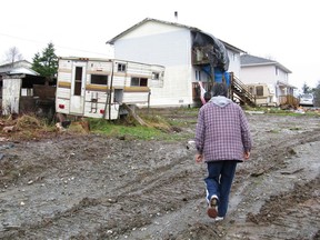 File photo: Houses on the Tsulquate reserve near Port Hardy.