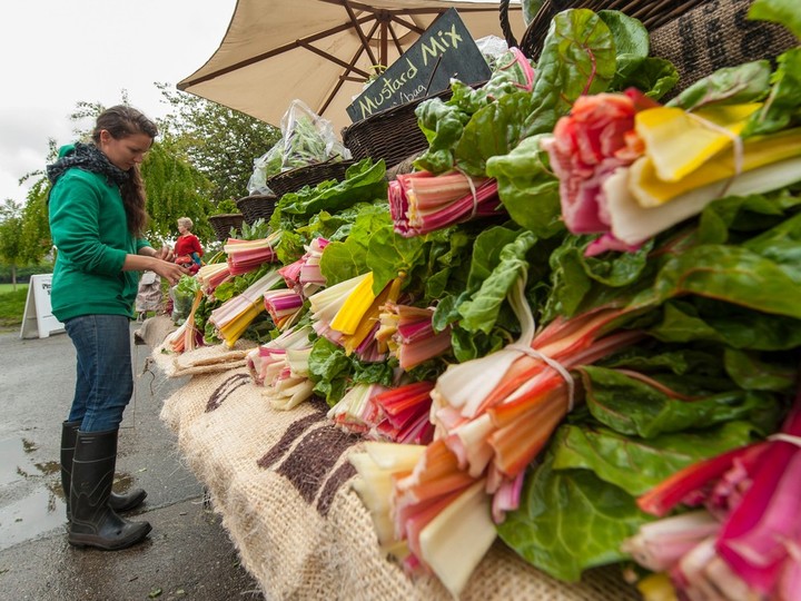  A file photo shows scenes from the Trout Lake Farmers Market in Vancouver.