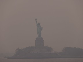 Лесные пожары в Канаде