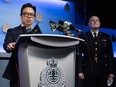 Vancouver Mayor Ken Sim and VPD Chief Constable Adam Palmer