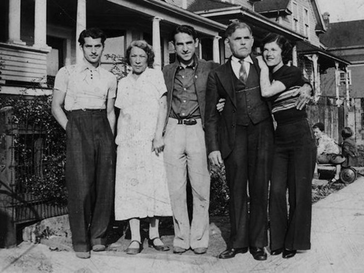  Gillie Brandolini and his family. From left: Gillie, mom Guiditta, brother Guido, dad Leone and sister Elma.