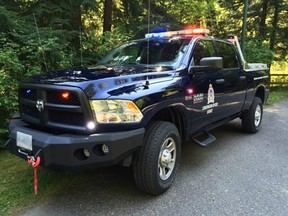 BC Conservation Officer Service truck