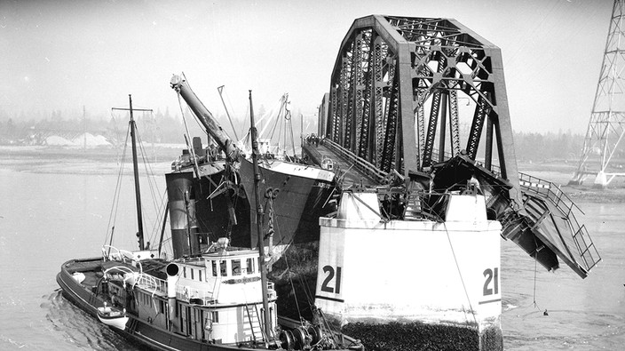 This Day in History: First Second Narrows Bridge a disaster for ships