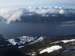 RBC Capital Markets says it expects to see the partners behind the proposed US$3.4-billion Cedar LNG project give it the go-ahead. The Haisla First Nation's Kitimaat Village is seen in an aerial view along the Douglas Channel near Kitimat, B.C., on Tuesday, Jan. 10, 2012.