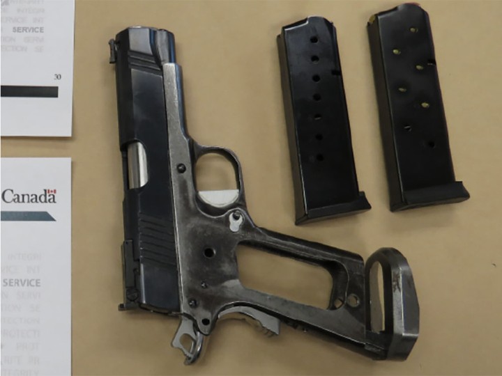  A March 2023 search of a Delta home by Canada Border Services Agency officers turned up five guns and other prohibited devices and weapons. A 41-year-old man faces 18 firearms charges related to the investigation.
