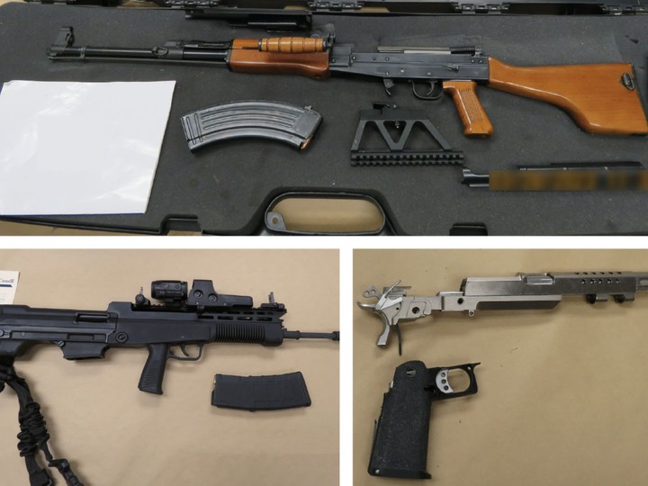 A March 2023 search of a Delta home by Canada Border Services Agency officers turned up five guns and other prohibited devices and weapons. A 41-year-old man faces 18 firearms charges related to the investigation.