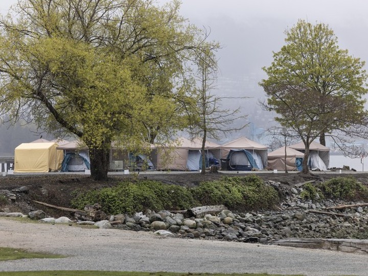  The City of Vancouver has created a sanctioned area for homeless people to camp in CRAB park.